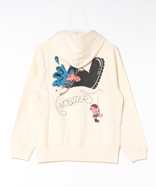 and it_(アンドイット)の「フィッシングベビープルパーカー(パーカー・メンズ・ナチュラル・S/M/L/XL)」の2枚目の写真