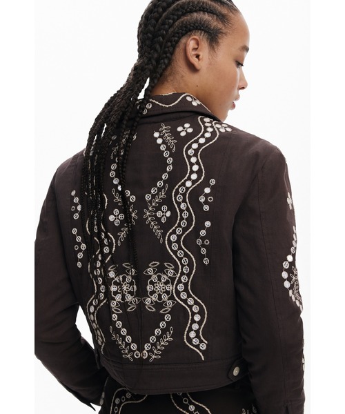 Desigual(デシグアル)の「MIRRORS ジャケット(その他アウター・レディース・ブラウン・M/S/XS/XL/L)」の5枚目の写真