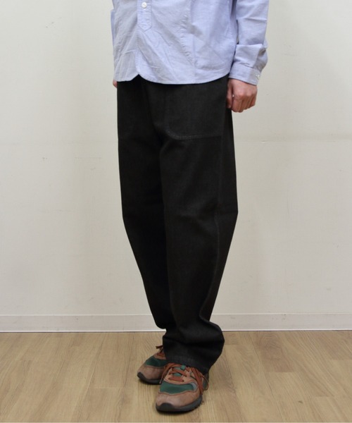 DANTON（ダントン）の「DANTON/ダントン　デニムイージーパンツ　DENIM EASY PANTS　DT-E0209  DDM・KBK（デニムパンツ・メンズ・ブラック/インディゴブルー・38/40）」の3枚目の写真