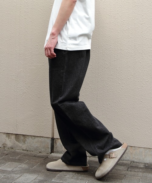 DANTON（ダントン）の「DANTON/ダントン　デニムイージーパンツ　DENIM EASY PANTS　DT-E0209  DDM・KBK（デニムパンツ・メンズ・ブラック/インディゴブルー・38/40）」の18枚目の写真