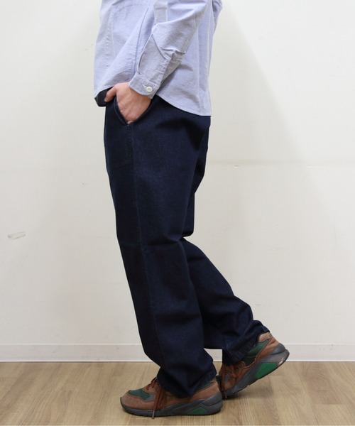 DANTON（ダントン）の「DANTON/ダントン　デニムイージーパンツ　DENIM EASY PANTS　DT-E0209  DDM・KBK（デニムパンツ・メンズ・ブラック/インディゴブルー・38/40）」の16枚目の写真