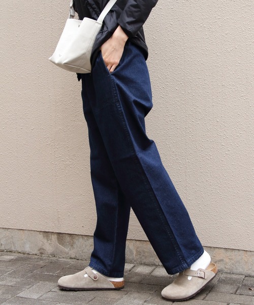 DANTON（ダントン）の「DANTON/ダントン　デニムイージーパンツ　DENIM EASY PANTS　DT-E0209  DDM・KBK（デニムパンツ・メンズ・ブラック/インディゴブルー・38/40）」の5枚目の写真