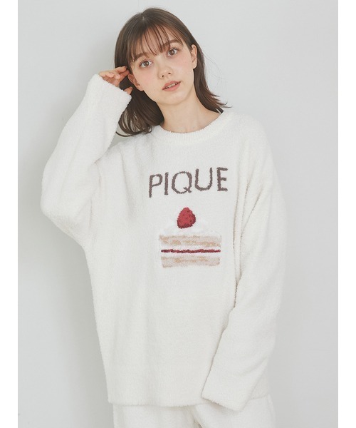 gelato pique（ジェラートピケ）の「ベビモコケーキジャガードプル