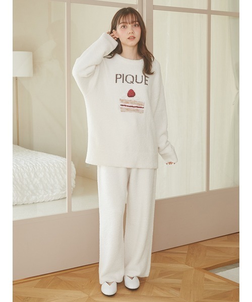 gelato pique（ジェラートピケ）の「ベビモコケーキジャガードプル