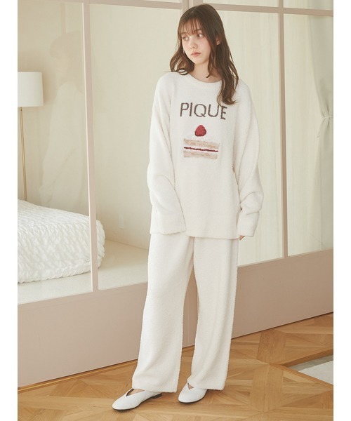 ベビモコアイスジャガードプルオーバー　ルームウェア　ジェラートピケ gelato pique（ジェラートピケ）の「ベビモコアイスジャガード