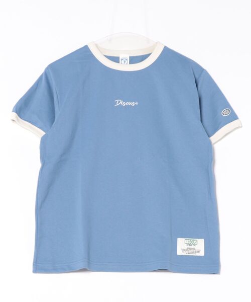 DISCUS ATHLETIC（ディスカス　アスレチック）の「DISCUS ATHLETIC/ディスカスアスレチック リンガーTシャツ 5287-5973（Tシャツ/カットソー・レディース・オートミール/スミクロ/ライトブルー・M/L）」の7枚目の写真