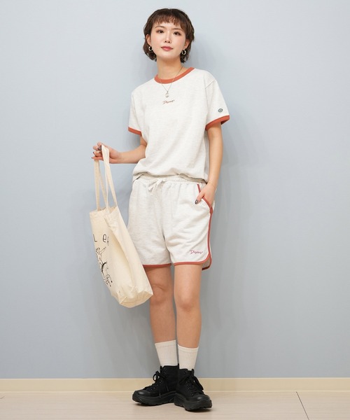 DISCUS ATHLETIC（ディスカス　アスレチック）の「DISCUS ATHLETIC/ディスカスアスレチック リンガーTシャツ 5287-5973（Tシャツ/カットソー・レディース・オートミール/スミクロ/ライトブルー・M/L）」の11枚目の写真