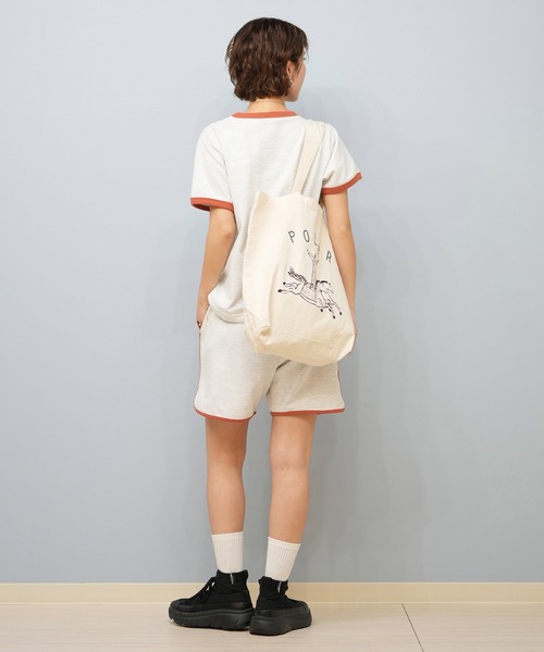 DISCUS ATHLETIC（ディスカス　アスレチック）の「DISCUS ATHLETIC/ディスカスアスレチック リンガーTシャツ 5287-5973（Tシャツ/カットソー・レディース・オートミール/スミクロ/ライトブルー・M/L）」の14枚目の写真
