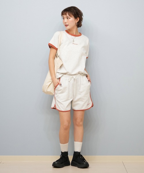 DISCUS ATHLETIC（ディスカス　アスレチック）の「DISCUS ATHLETIC/ディスカスアスレチック リンガーTシャツ 5287-5973（Tシャツ/カットソー・レディース・オートミール/スミクロ/ライトブルー・M/L）」の15枚目の写真