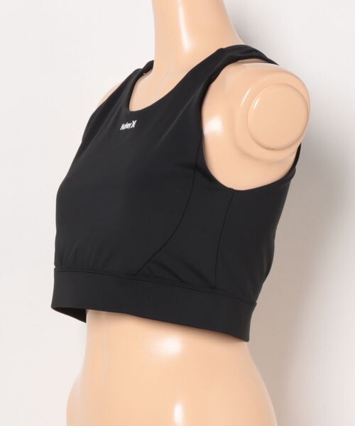 Hurley (ハーレー)の「Hurley/ハーレー ブラトップ/フィットネス/UVケア WASB251051(水着・レディース・ブラック×ホワイト/オリーブ/ブラック/ネイビー/ピンク/ブラウン×イエロー/ブラック×ブルー/カーキ・M/S)」の9枚目の写真