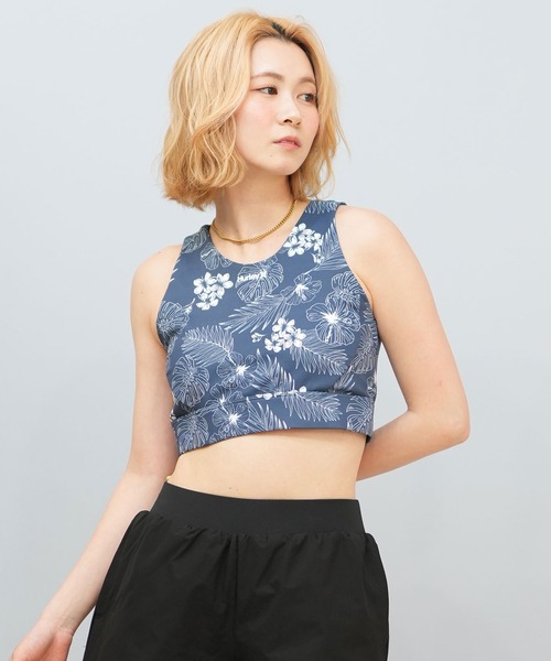 Hurley (ハーレー)の「Hurley/ハーレー ブラトップ/フィットネス/UVケア WASB251051(水着・レディース・ブラック×ホワイト/オリーブ/ブラック/ネイビー/ピンク/ブラウン×イエロー/ブラック×ブルー/カーキ・M/S)」の7枚目の写真