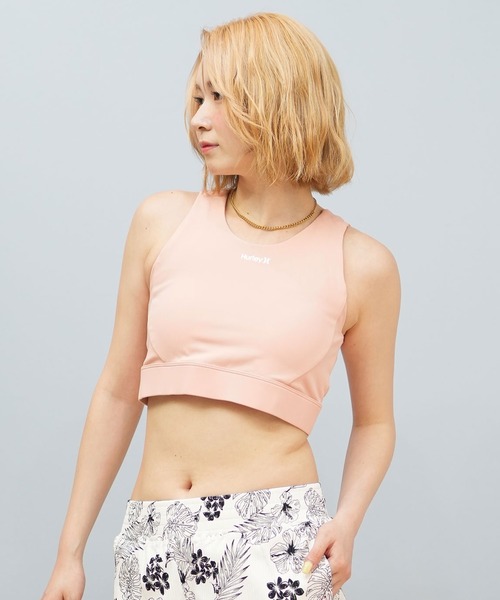 Hurley (ハーレー)の「Hurley/ハーレー ブラトップ/フィットネス/UVケア WASB251051(水着・レディース・ブラック×ホワイト/オリーブ/ブラック/ネイビー/ピンク/ブラウン×イエロー/ブラック×ブルー/カーキ・M/S)」の8枚目の写真