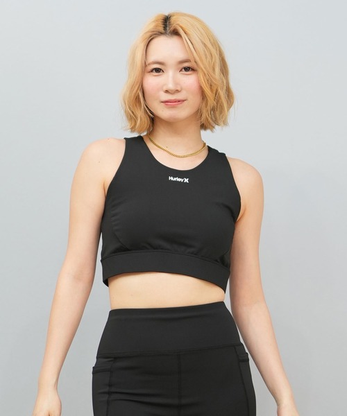 Hurley (ハーレー)の「Hurley/ハーレー ブラトップ/フィットネス/UVケア WASB251051(水着・レディース・ブラック×ホワイト/オリーブ/ブラック/ネイビー/ピンク/ブラウン×イエロー/ブラック×ブルー/カーキ・M/S)」の11枚目の写真