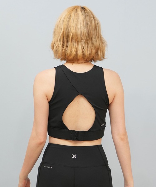 Hurley (ハーレー)の「Hurley/ハーレー ブラトップ/フィットネス/UVケア WASB251051(水着・レディース・ブラック×ホワイト/オリーブ/ブラック/ネイビー/ピンク/ブラウン×イエロー/ブラック×ブルー/カーキ・M/S)」の12枚目の写真