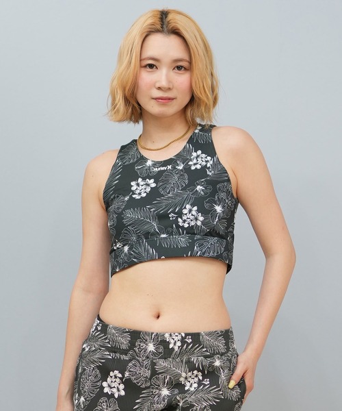 Hurley (ハーレー)の「Hurley/ハーレー ブラトップ/フィットネス/UVケア WASB251051(水着・レディース・ブラック×ホワイト/オリーブ/ブラック/ネイビー/ピンク/ブラウン×イエロー/ブラック×ブルー/カーキ・M/S)」の19枚目の写真