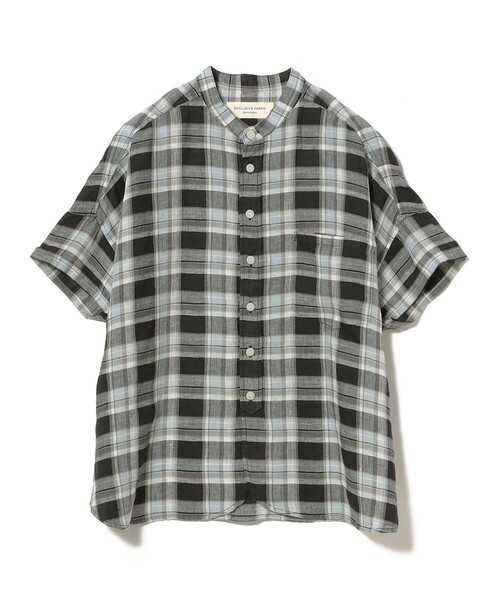 【INDIVIDUALIZED SHIRTS×BEAMSBOY】リネンシャツ セール】リネン チェック ショートスリーブ シャツ（シャツ