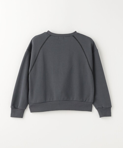 green label relaxing（グリーンレーベルリラクシング）の「裏毛ラグラン スウェット プルオーバー / キッズ  100cm-130cm（スウェット・キッズ・ブラック/レッド/ダークグレー・100cm/110cm/120cm/130cm）」の6枚目の写真