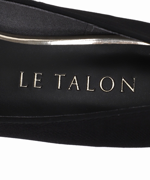 【新品　未使用】 LE TALON ポインテッドプレートリボンフラット LE TALON｜ポインテッドプレートリボンフラット | Rakuten