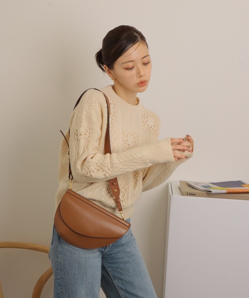 LAULEN(ローレン)の「crochet patchwork knit pullover /クロシェ パッチワーク ニット(ニット/セーター・レディース・アイボリー/ベージュ・FREE)」の5枚目の写真