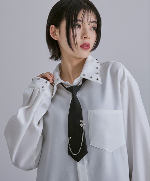 Ellno Loset（エルノロゼット）の「チャームツキネクタイ（ネクタイ・メンズ・B/A/D/C・FREE）」の6枚目の写真