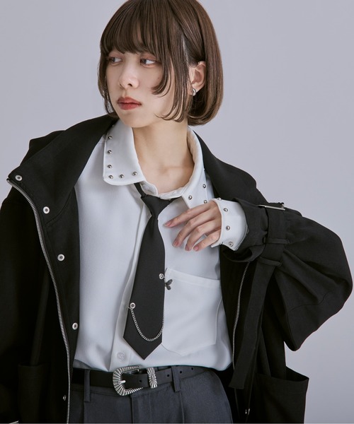 Ellno Loset（エルノロゼット）の「チャームツキネクタイ（ネクタイ・メンズ・B/A/D/C・FREE）」の8枚目の写真