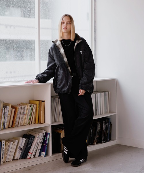 サイドコードリバーシブルスタンドネックブルゾン（ブルゾン