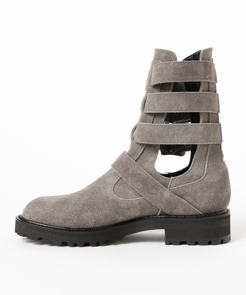 Ray BEAMS（レイビームス）の「ベルト付き ブーツ（ブーツ・レディース・グレー/ブラック・23.0cm/25.0cm/24.0cm）」の5枚目の写真