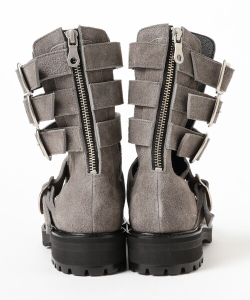 Ray BEAMS（レイビームス）の「ベルト付き ブーツ（ブーツ・レディース・グレー/ブラック・23.0cm/25.0cm/24.0cm）」の9枚目の写真