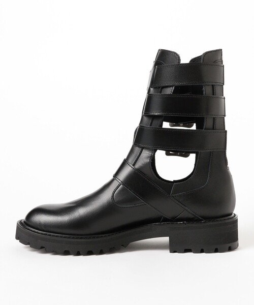 Ray BEAMS（レイビームス）の「ベルト付き ブーツ（ブーツ・レディース・グレー/ブラック・23.0cm/25.0cm/24.0cm）」の12枚目の写真