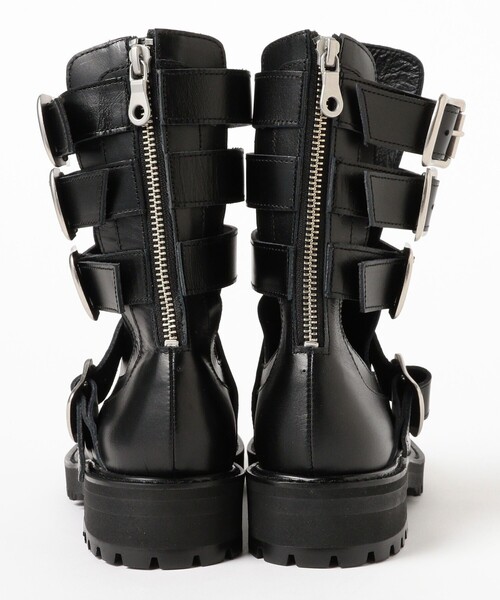 Ray BEAMS（レイビームス）の「ベルト付き ブーツ（ブーツ・レディース・グレー/ブラック・23.0cm/25.0cm/24.0cm）」の16枚目の写真