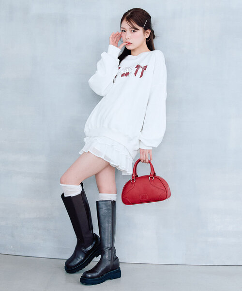 OLIVE des OLIVE（オリーブデオリーブ）の「春スウェット（スウェット・レディース・イエロー/ピンク/ネイビー/オフホワイト・FREE）」の22枚目の写真