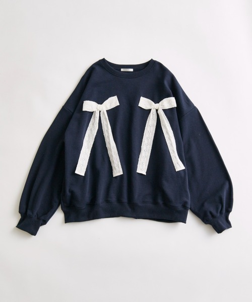 OLIVE des OLIVE（オリーブデオリーブ）の「春スウェット（スウェット・レディース・イエロー/ピンク/ネイビー/オフホワイト・FREE）」の7枚目の写真