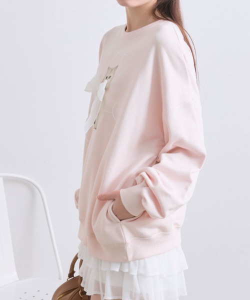 OLIVE des OLIVE（オリーブデオリーブ）の「春スウェット（スウェット・レディース・イエロー/ピンク/ネイビー/オフホワイト・FREE）」の17枚目の写真