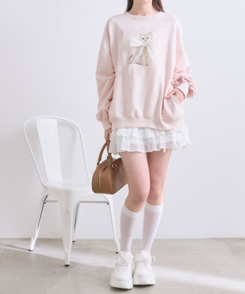 OLIVE des OLIVE（オリーブデオリーブ）の「春スウェット（スウェット・レディース・イエロー/ピンク/ネイビー/オフホワイト・FREE）」の18枚目の写真