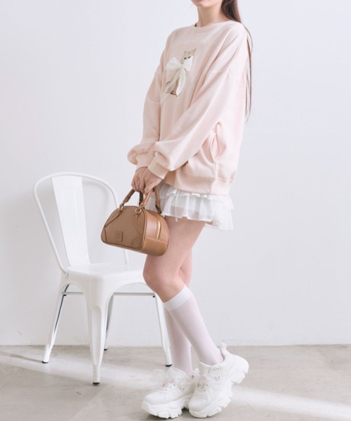 OLIVE des OLIVE（オリーブデオリーブ）の「春スウェット（スウェット・レディース・イエロー/ピンク/ネイビー/オフホワイト・FREE）」の20枚目の写真