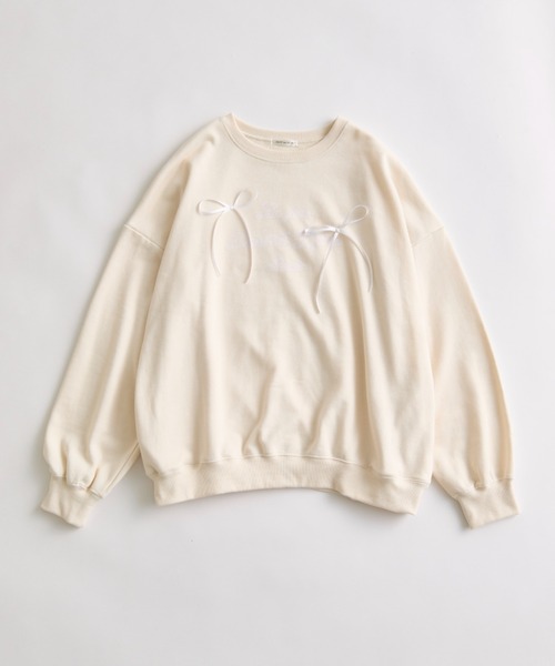 OLIVE des OLIVE（オリーブデオリーブ）の「春スウェット（スウェット・レディース・イエロー/ピンク/ネイビー/オフホワイト・FREE）」の9枚目の写真