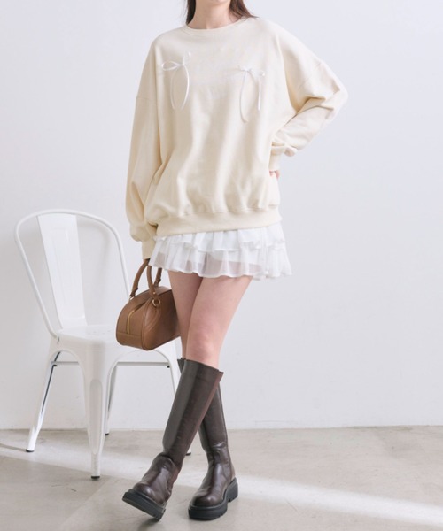 OLIVE des OLIVE（オリーブデオリーブ）の「春スウェット（スウェット・レディース・イエロー/ピンク/ネイビー/オフホワイト・FREE）」の13枚目の写真