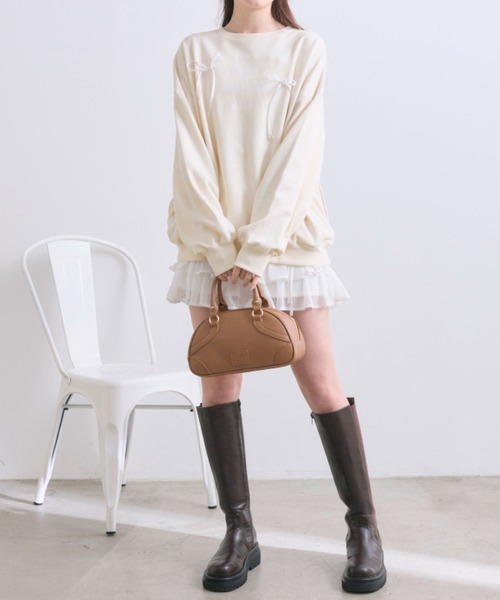 OLIVE des OLIVE（オリーブデオリーブ）の「春スウェット（スウェット・レディース・イエロー/ピンク/ネイビー/オフホワイト・FREE）」の14枚目の写真