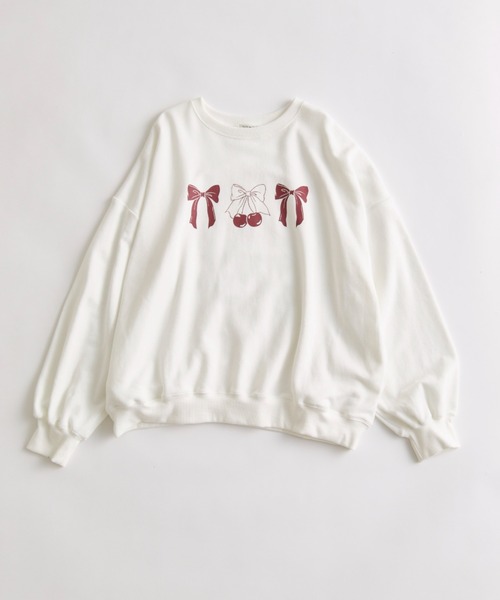 OLIVE des OLIVE（オリーブデオリーブ）の「春スウェット（スウェット・レディース・イエロー/ピンク/ネイビー/オフホワイト・FREE）」の21枚目の写真