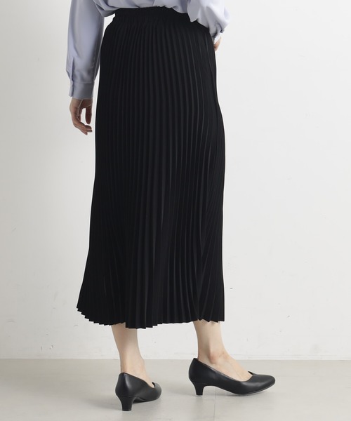FOUND GOOD（ファウンドグッド）の「O/サテンプリーツスカート（スカート・レディース・ブラック/ネイビー・L/M/S）」の3枚目の写真