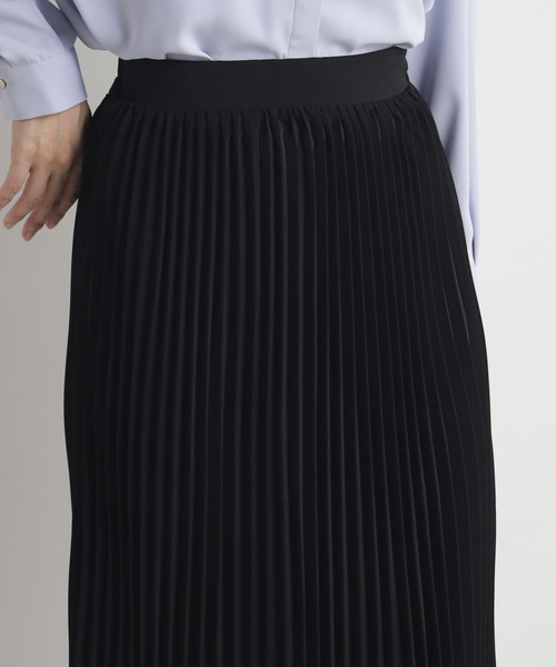 FOUND GOOD（ファウンドグッド）の「O/サテンプリーツスカート（スカート・レディース・ブラック/ネイビー・L/M/S）」の4枚目の写真