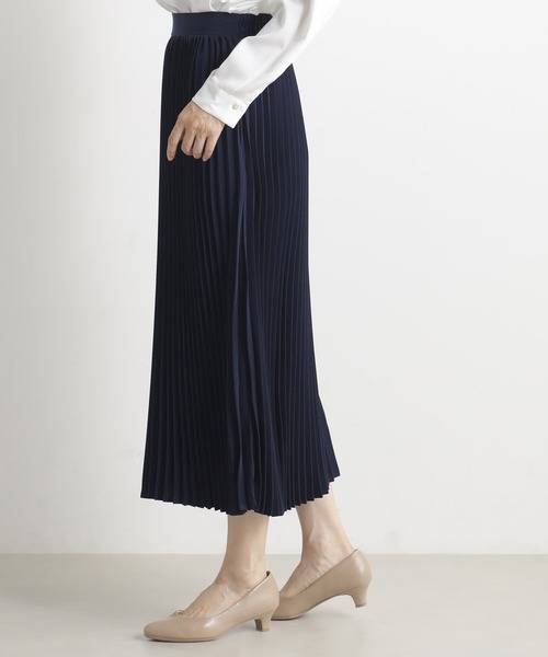 FOUND GOOD（ファウンドグッド）の「O/サテンプリーツスカート（スカート・レディース・ブラック/ネイビー・L/M/S）」の7枚目の写真