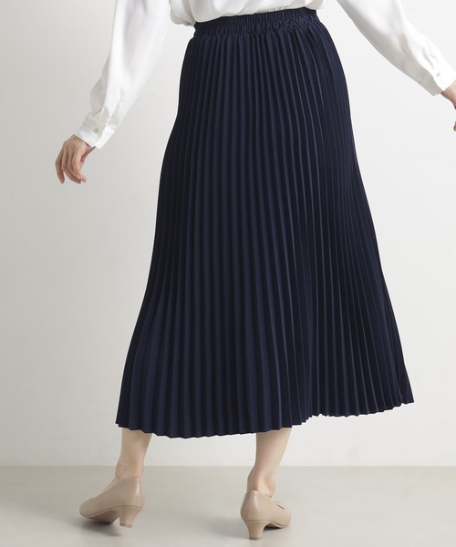 FOUND GOOD（ファウンドグッド）の「O/サテンプリーツスカート（スカート・レディース・ブラック/ネイビー・L/M/S）」の8枚目の写真