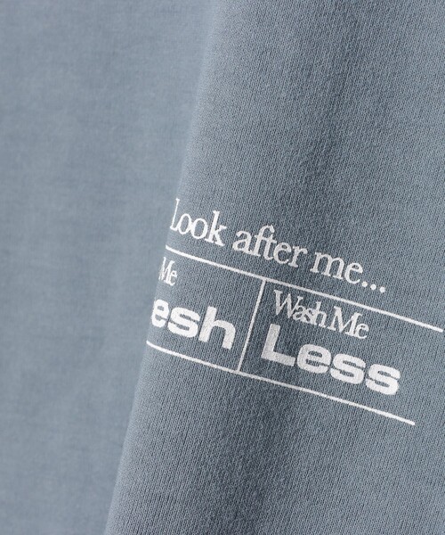 BEAMS HEART（ビームスハート）の「コットン ライク 多機能 カットソー（速乾・毛玉軽減）（Tシャツ/カットソー・メンズ・ホワイト/ブルー・SMALL/MEDIUM/LARGE）」の10枚目の写真