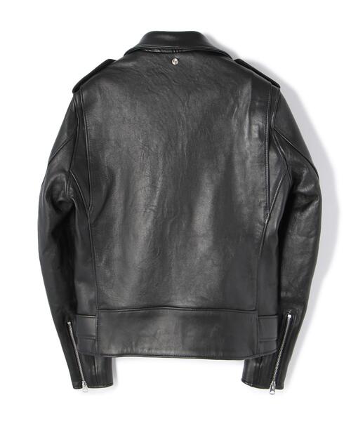 schott（ショット）の「Schott/ショット/217US SHEEP ONESTAR/シープ ワンスター ジャケット（ライダースジャケット・メンズ・ブラック・36/44/40/38/42/34）」の5枚目の写真