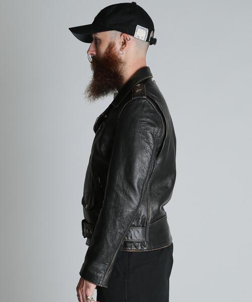 schott（ショット）の「Schott/ショット/217US SHEEP ONESTAR/シープ ワンスター ジャケット（ライダースジャケット・メンズ・ブラック・36/44/40/38/42/34）」の14枚目の写真