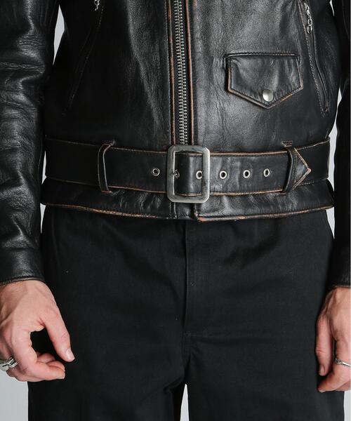 schott（ショット）の「Schott/ショット/217US SHEEP ONESTAR/シープ ワンスター ジャケット（ライダースジャケット・メンズ・ブラック・36/44/40/38/42/34）」の21枚目の写真