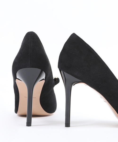 SEVEN TWELVE THIRTY（セヴントゥエルヴサーティー）の「スティレットヒールパールストラップﾊﾟﾝﾌﾟｽ（パンプス・レディース・ブラック/レッド系その他/グレイッシュベージュ/ブラック系その他・22cm/22.5cm/23cm/23.5cm/24cm/24.5cm）」の6枚目の写真