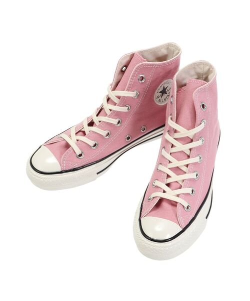 CONVERSE ALL STAR（コンバースオールスター）の「【Ca】CONVERSE ALL STAR US HI（スニーカー・レディース・ピンク/ネイビー・23.5/24.5/22.5）」の2枚目の写真