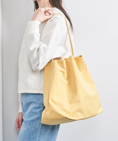 MARY AL TERNA（メアリオルターナ）の「＜MARY AL TERNA＞WRAP トートバッグ（トートバッグ・レディース・ライトグレー/イエロー・FREE）」の17枚目の写真